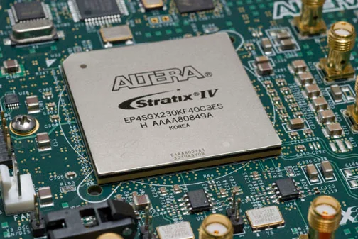 Intel Stratix and Cyclone field-programmable-gate-array chips, associated with inventor Vaughn Betz