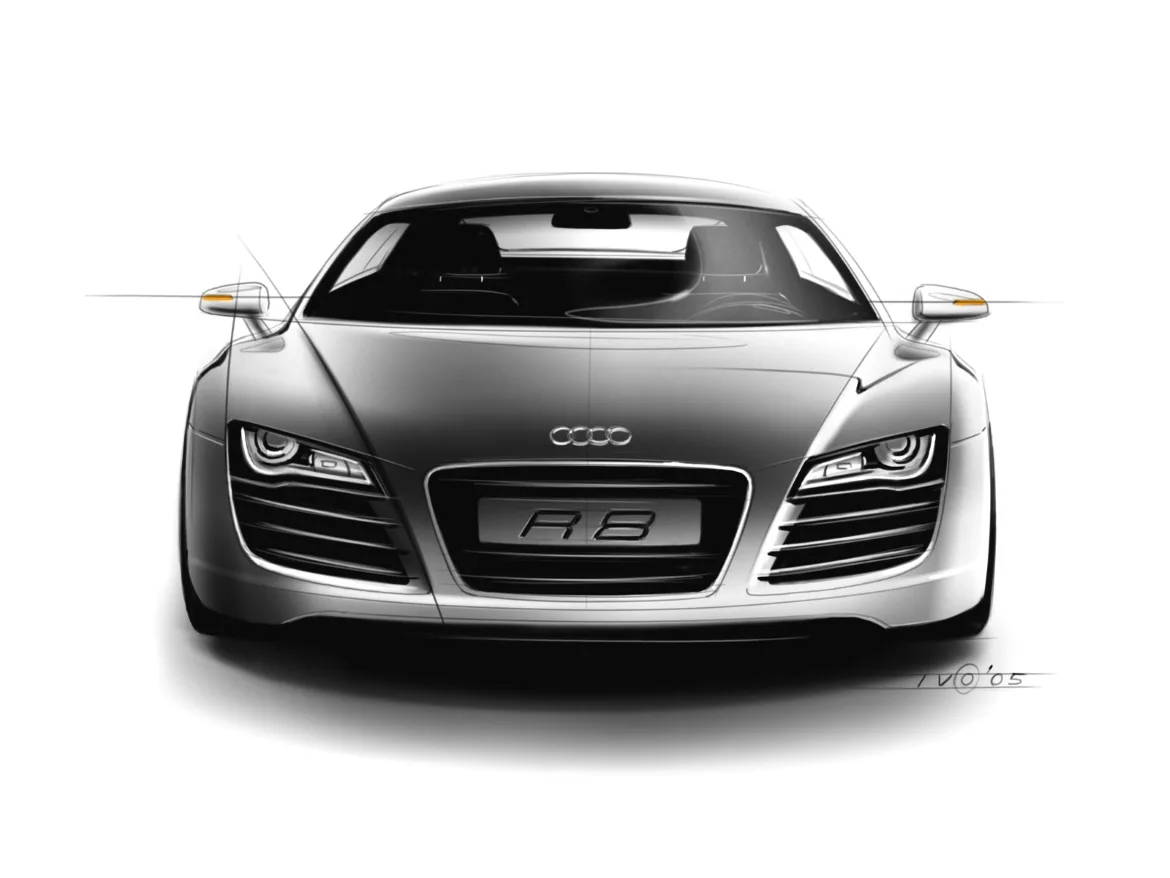 Audi R8 (first generation), associated with inventor Walter de Silva