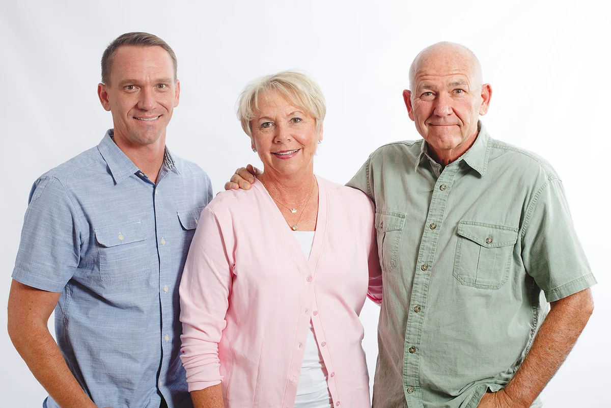 Judy Edwards, center, with members of the Squatty Potty family team