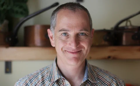 Yair Reiner in a kitchen
