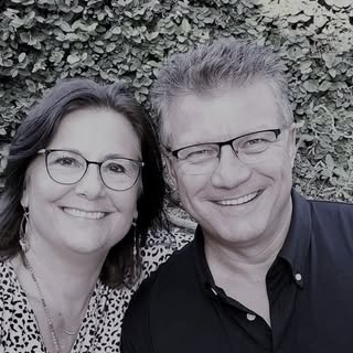 Hyperice product inventor Robert Marton with his wife